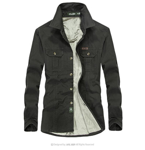 Velvet Winter Men Shirts