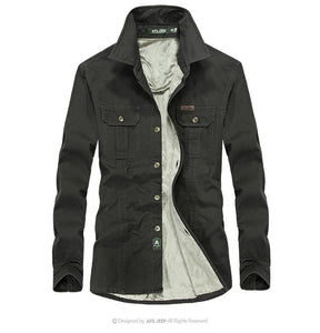 Velvet Winter Men Shirts