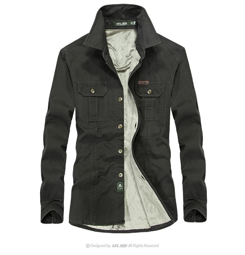 Velvet Winter Men Shirts